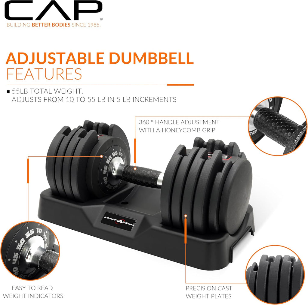 Adjustable Dumbbell Set for Home Strength Training