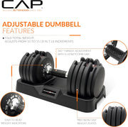 Adjustable Dumbbell Set for Home Strength Training