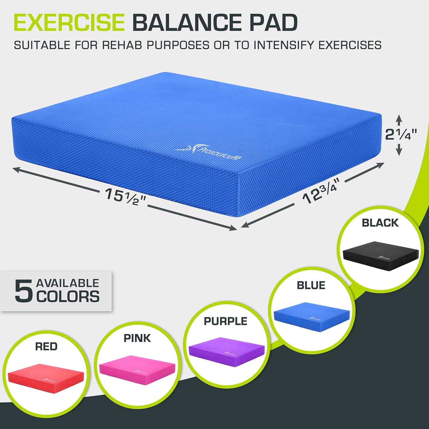 Exercise Balance Pad for Fitness & Stability Training