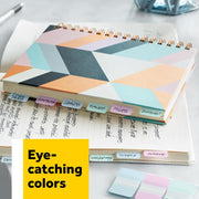 Post-it Sticky Tabs 2" x 1.5" – 4 Pads