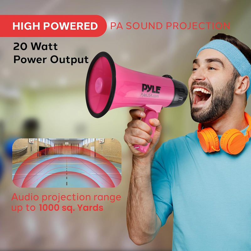 Portable Battery-Operated Megaphone Speaker