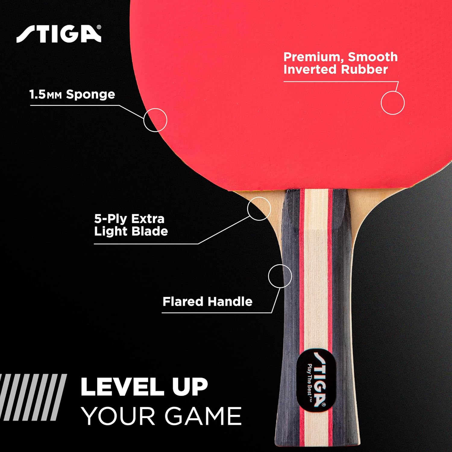 Table Tennis Paddle & Ball Set