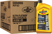 Pennzoil Ultra Platinum Full Synthetic 0W-40 Motor Oil – 6-Quart Pack