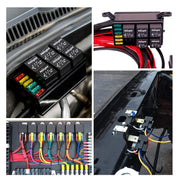 12V 30/40A 5-Pin SPDT Automotive Relays – 10 Pack