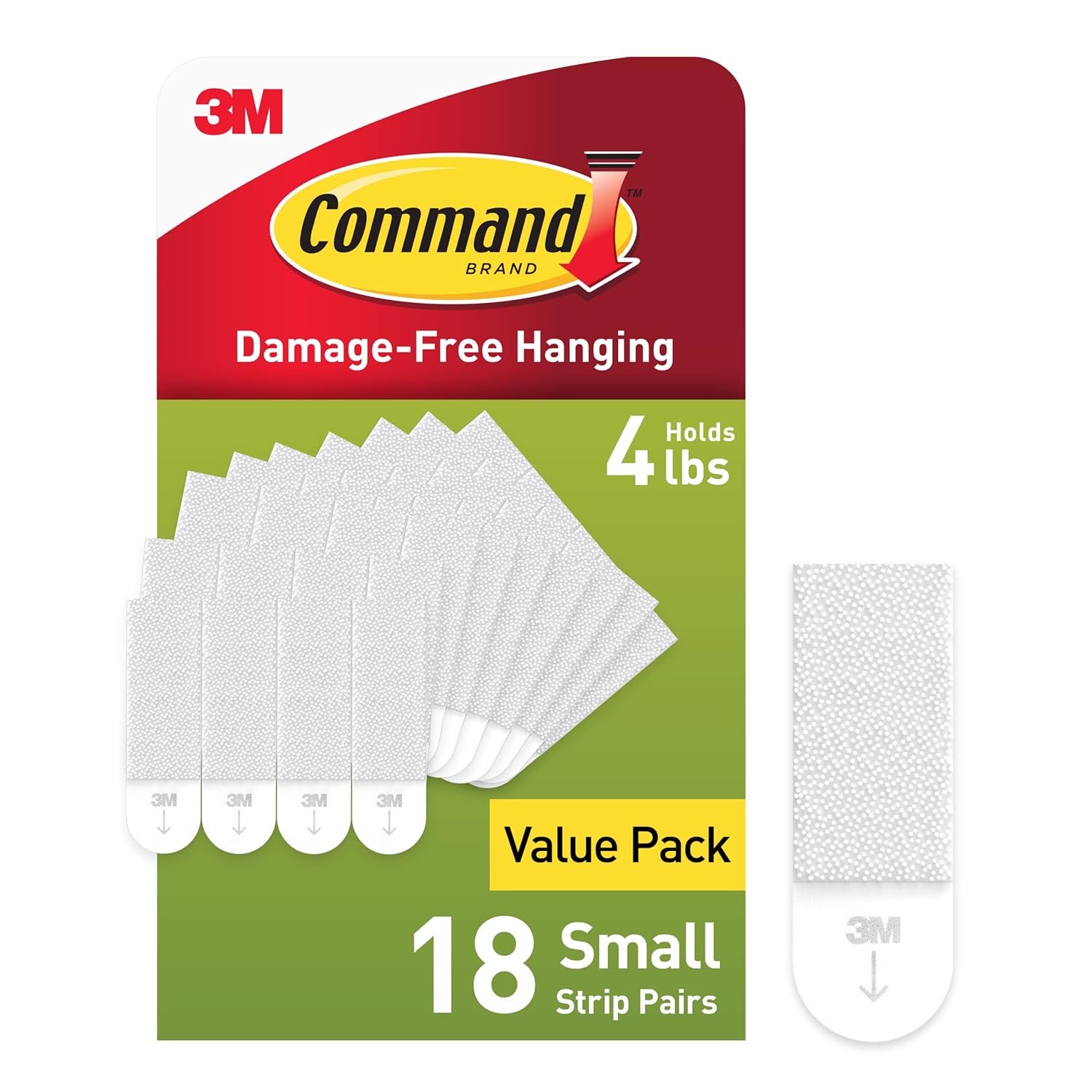 Small Picture Hanging Strips – 18 Pairs