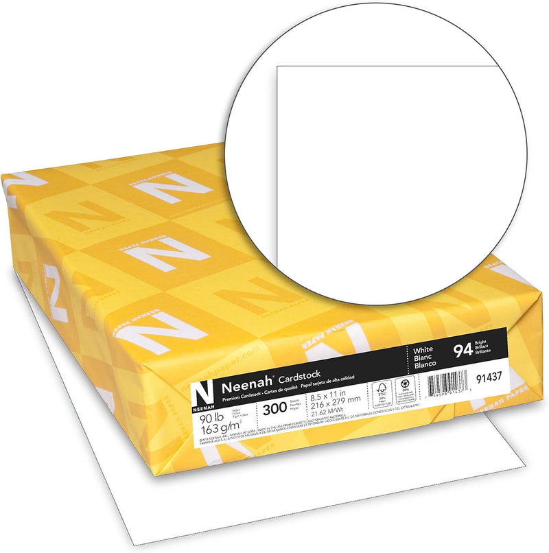 White Index Cardstock