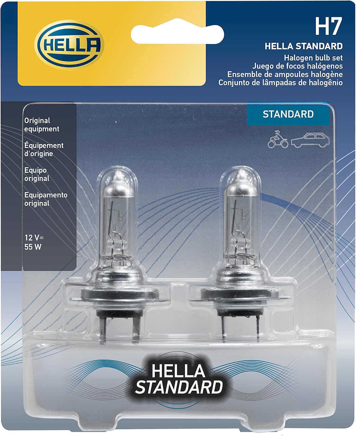 H7 Standard Halogen Bulbs – 12V 55W