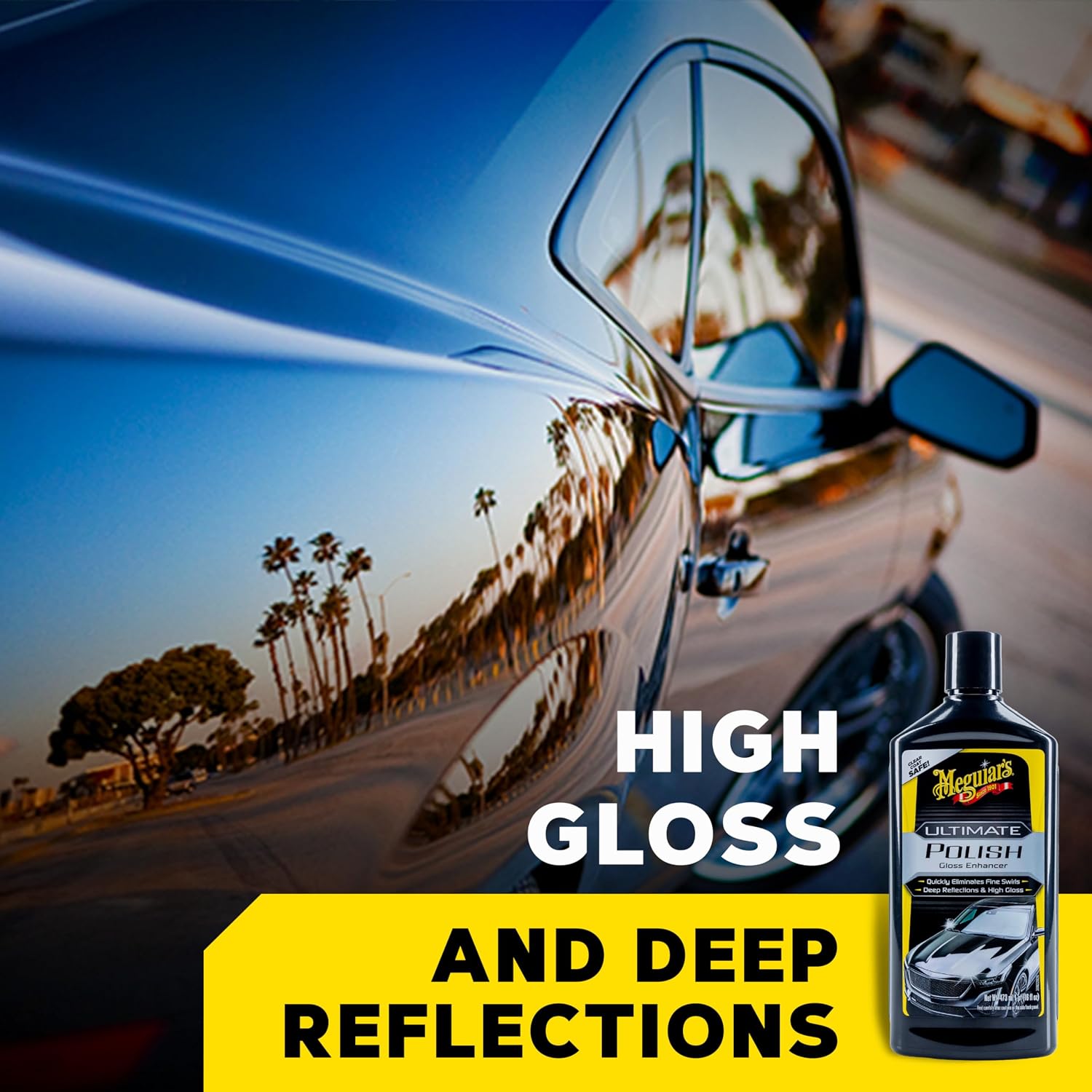 Meguiar’s Ultimate Polish – High-Gloss Car Polish, 16 Oz
