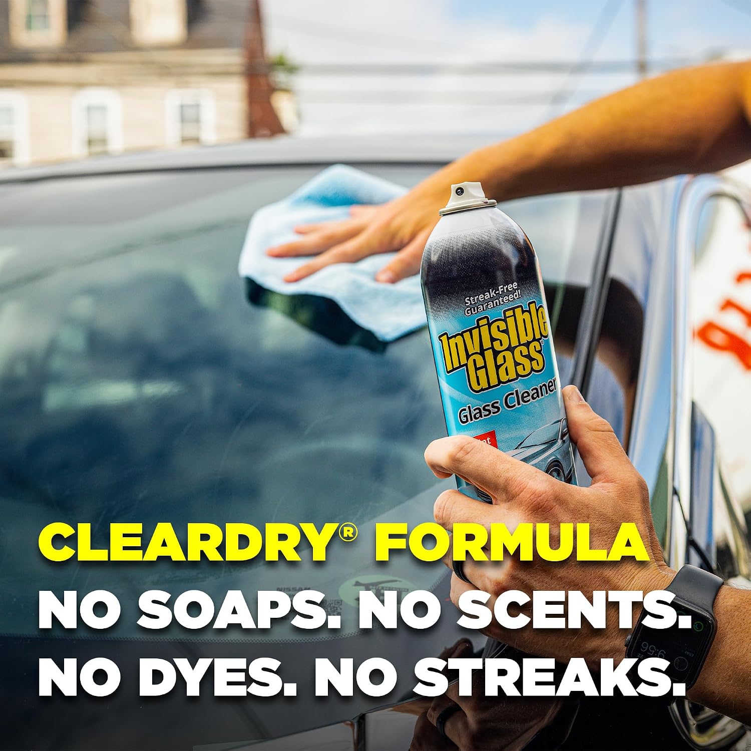 Invisible Glass Premium Aerosol Glass Cleaner – 19 Oz, 2-Pack
