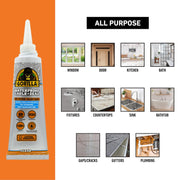 Clear Silicone Sealant 2-Pack