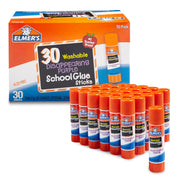 Washable Purple Glue Sticks 30 Pack