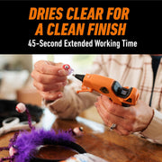 Dual-Temperature Mini Hot Glue Gun Kit with 30 Glue Sticks