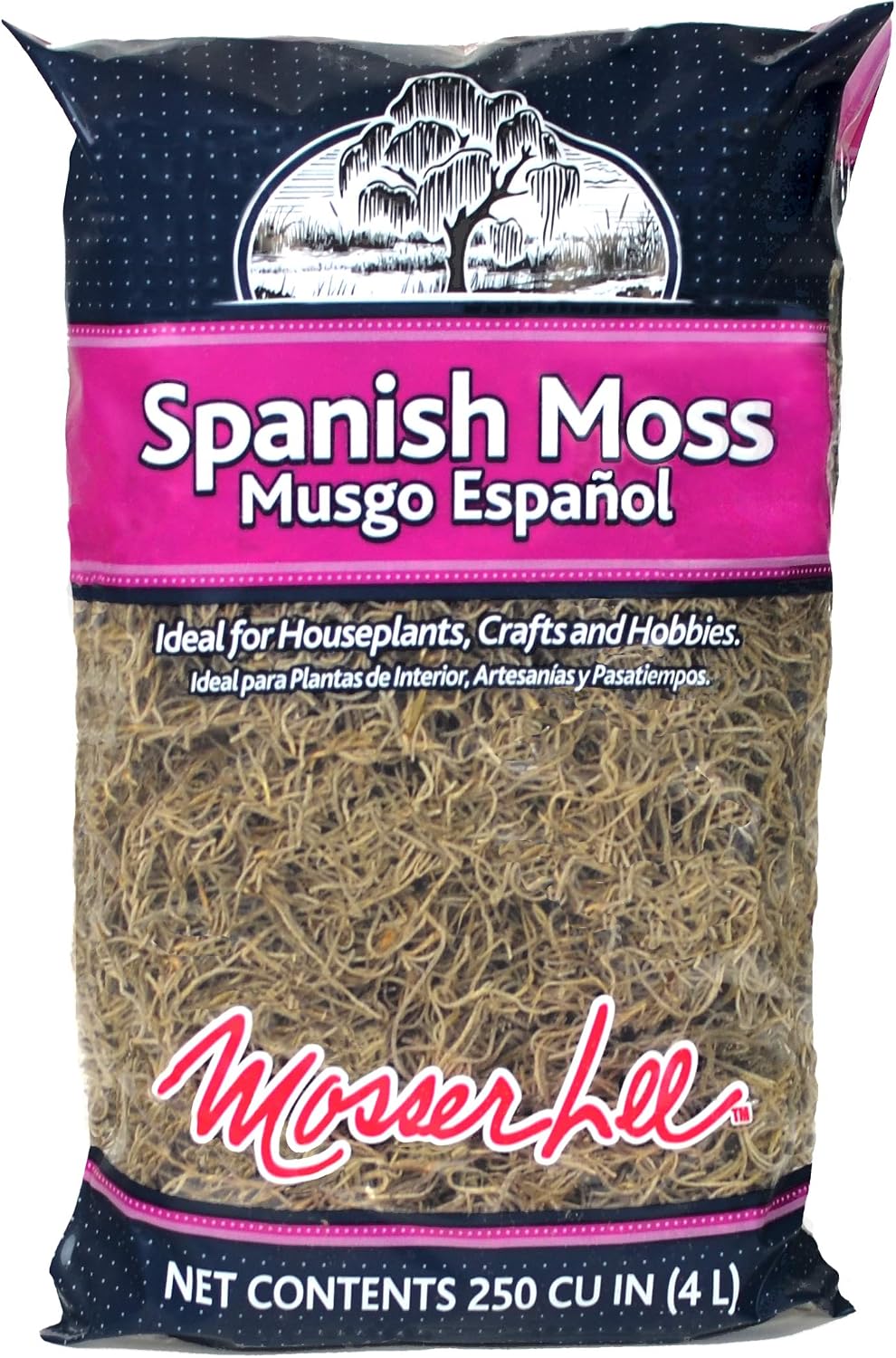 Natural Spanish Decorative Moss – 250 Cubic Inches