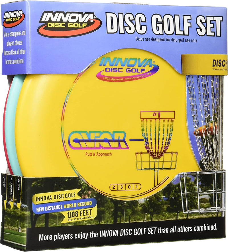 Disc Golf Starter Set – Driver, Mid-Range & Putter (3-Pack)