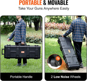 Rifle Hard Case with Wheels