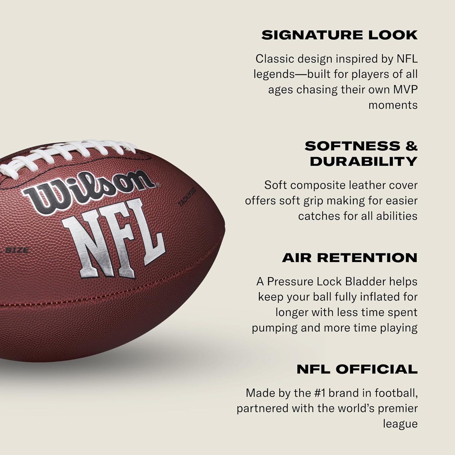 Recreational Football for Practice & Backyard Play
