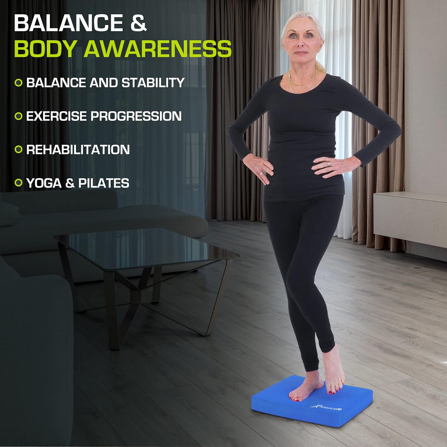 Exercise Balance Pad for Fitness & Stability Training