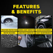 Premium Ceramic Coating Kit with Microfiber Towels