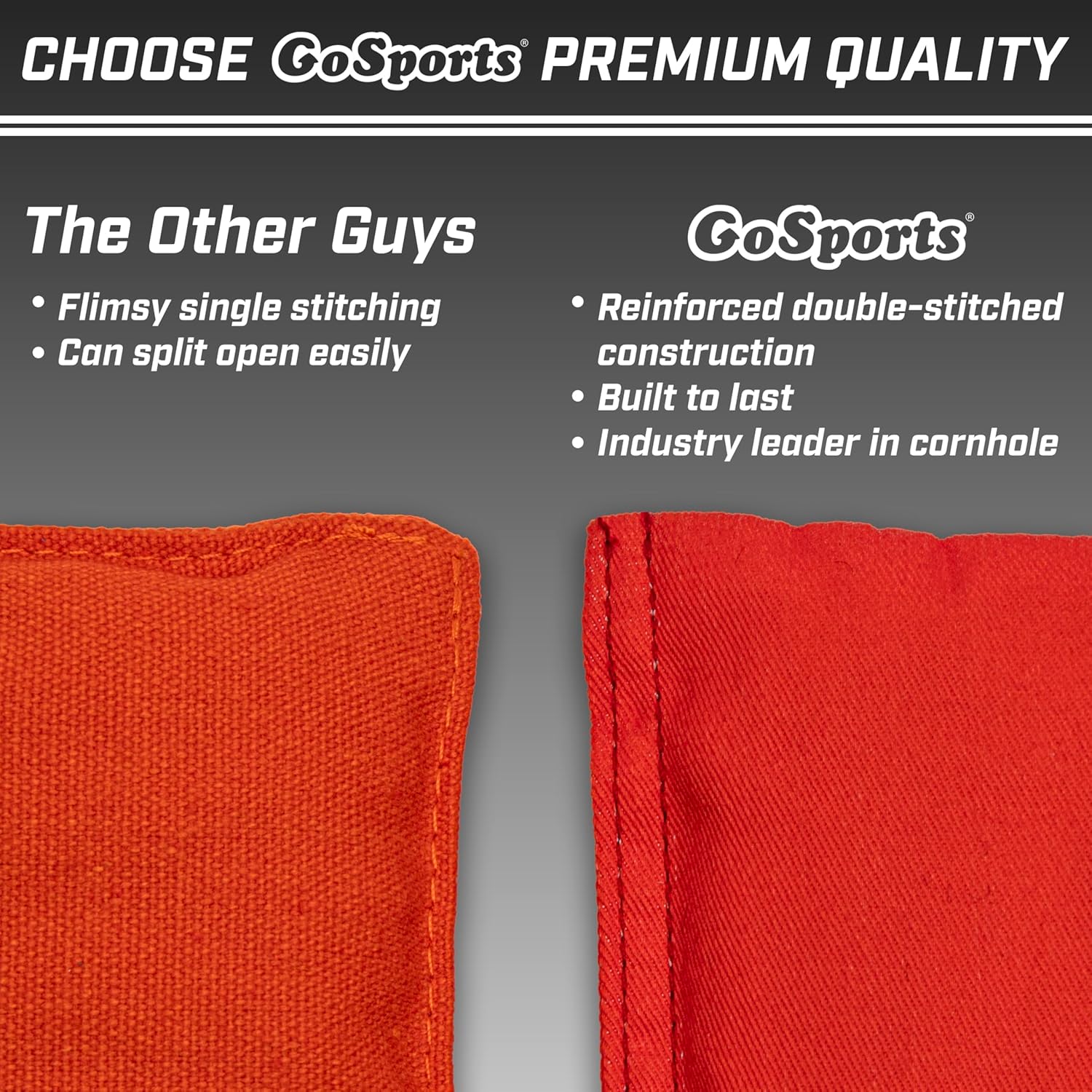 GoSports Regulation All-Weather Cornhole Bean Bags Set