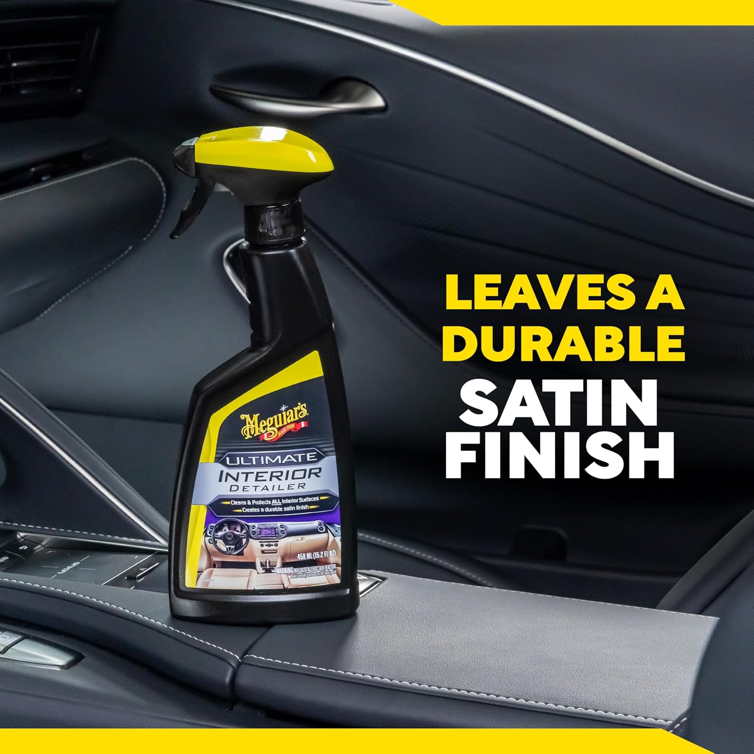 Meguiar’s Ultimate Interior Detailer Spray – 15.2 Oz, UV Protection
