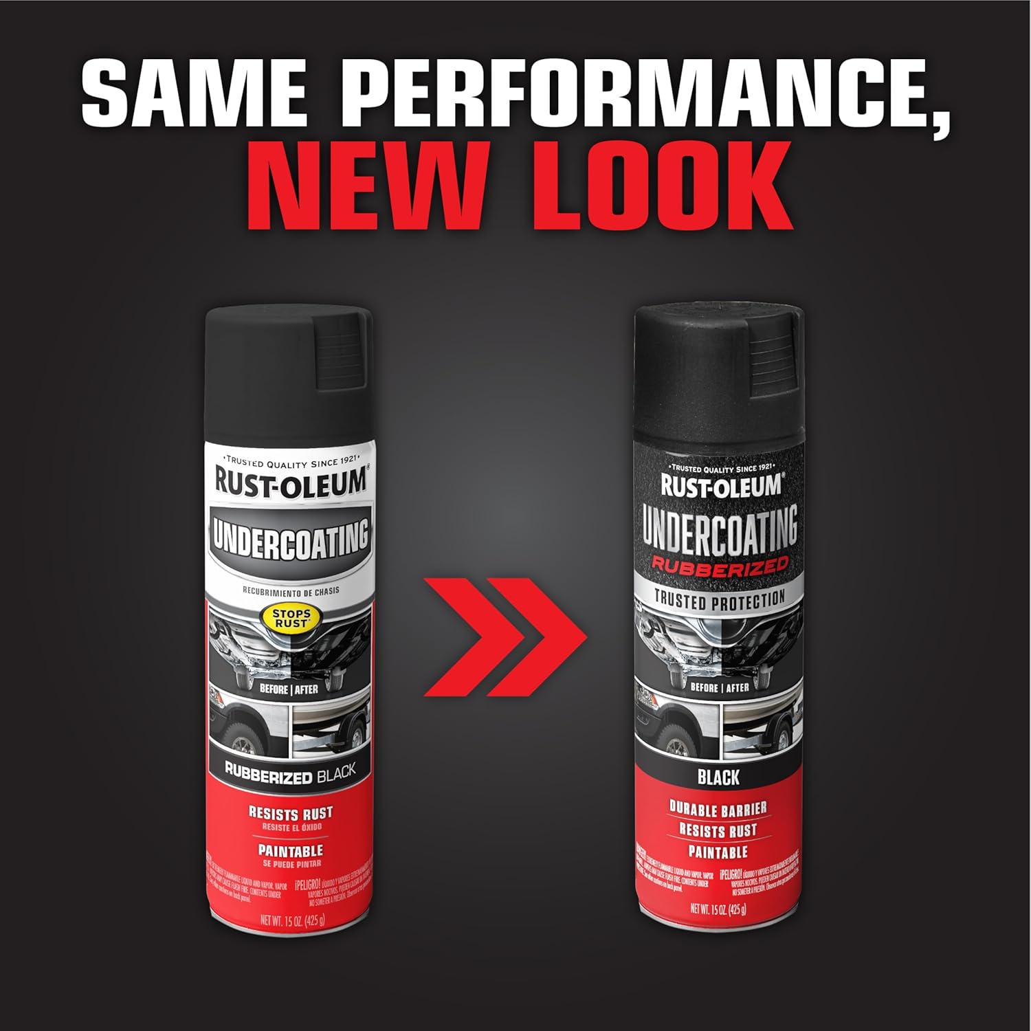 Rubberized Black Automotive Undercoating Spray – 6 Pack