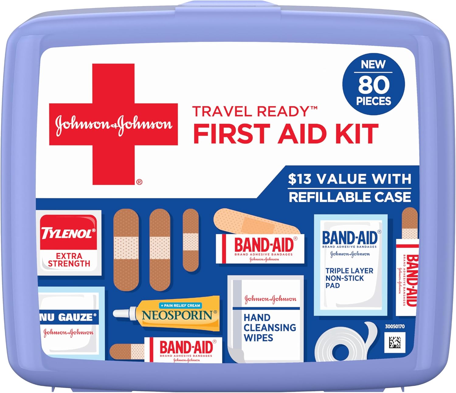 Portable Emergency First Aid Kit – 80 Pieces