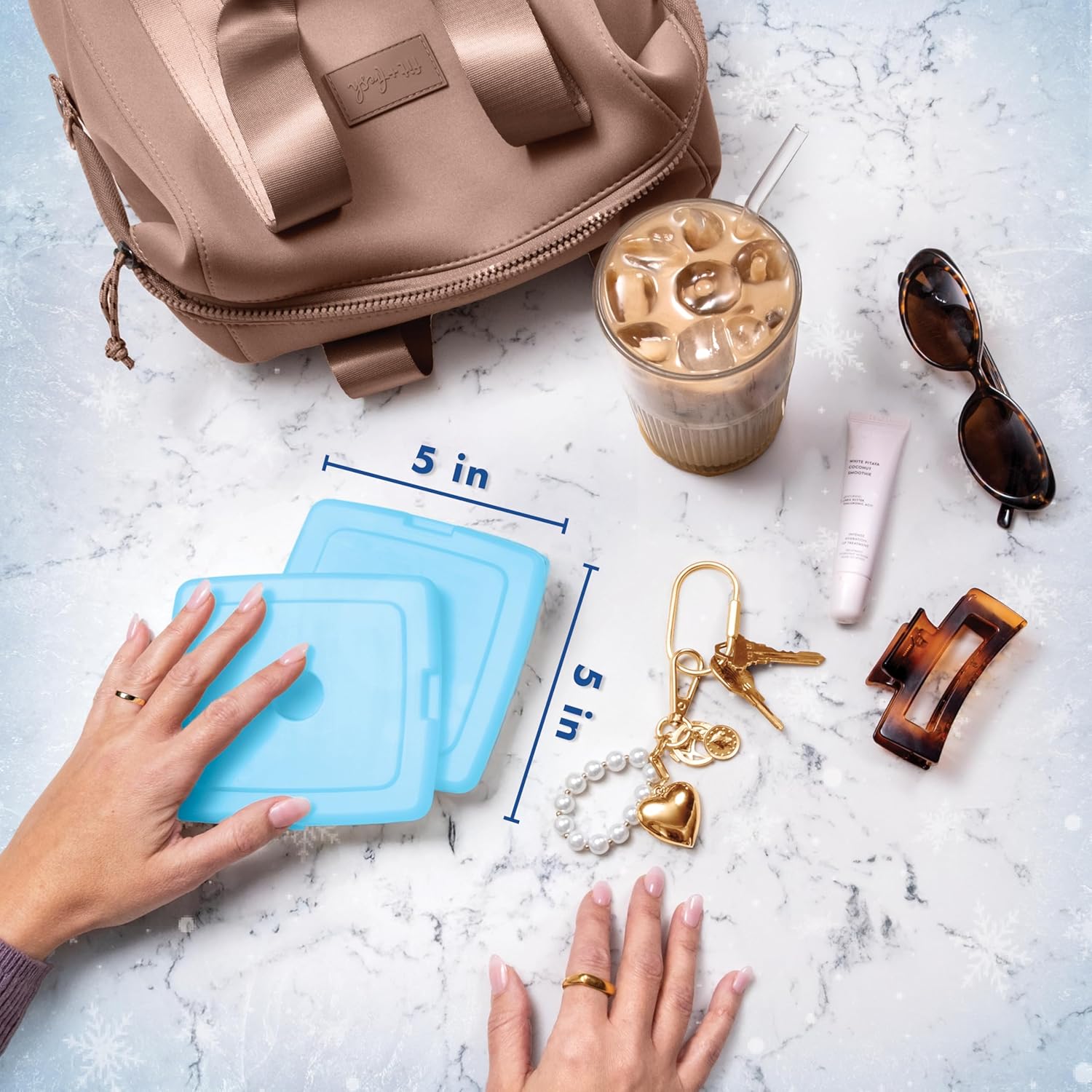 Reusable Slim Ice Packs – 4 Pack