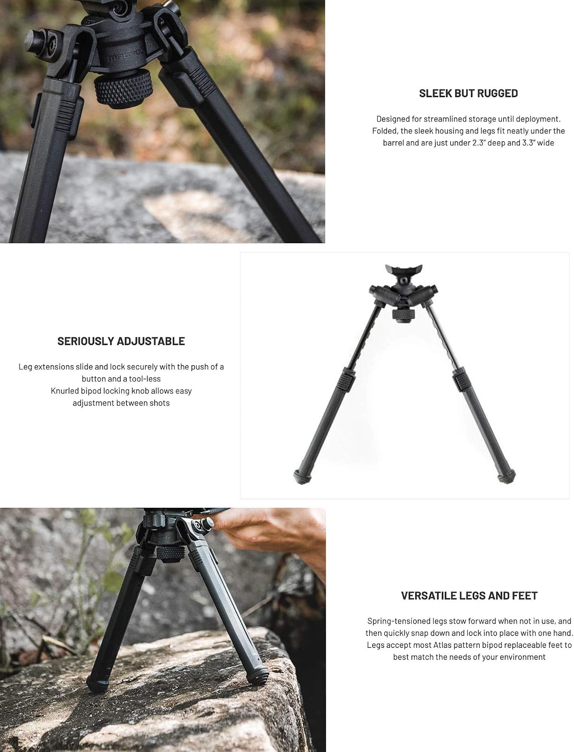 Adjustable Rifle Bipod