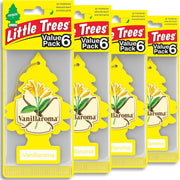 LITTLE TREES Vanillaroma Car Air Freshener – 24 Pack