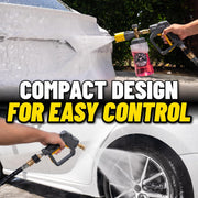 Short Pressure Washer Gun with Foam Cannon Attachment