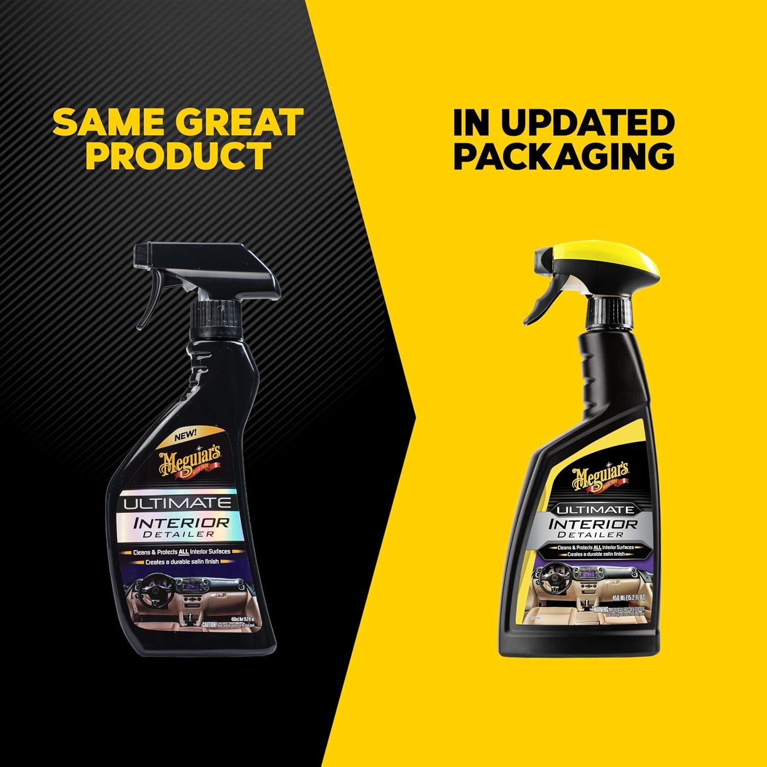 Meguiar’s Ultimate Interior Detailer Spray – 15.2 Oz, UV Protection