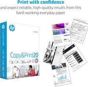 HP Printer Paper, 8.5" x 11", 20 lb, 500 Sheets