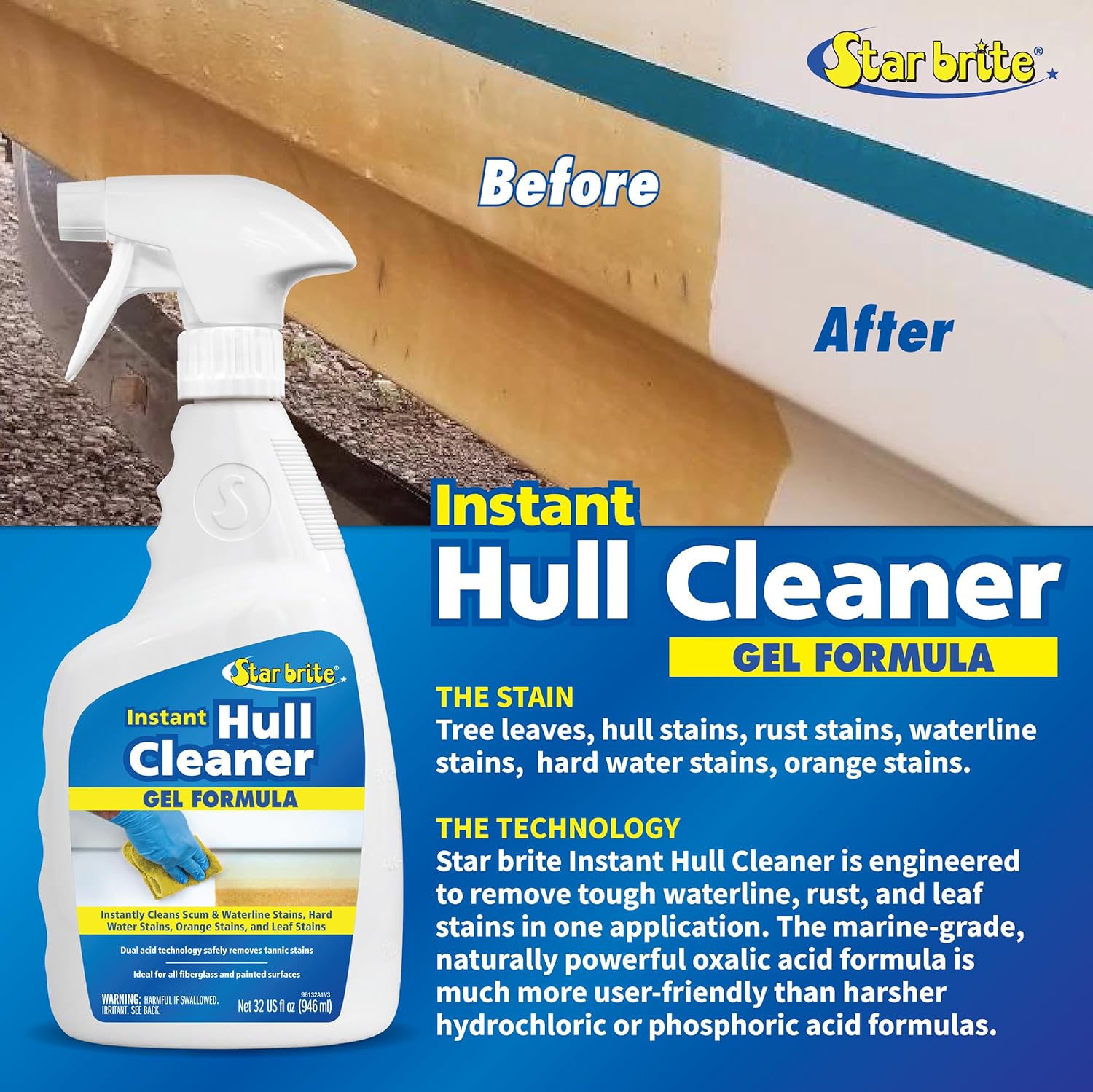 Boat Hull Cleaner Gel Spray