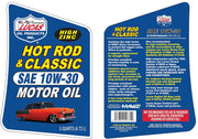 SAE 10W-30 Hot Rod & Classic Car Motor Oil – 5 Quarts