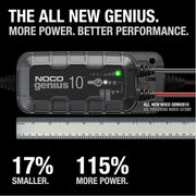 NOCO GENIUS10 10A 6V/12V Smart Battery Charger & Maintainer