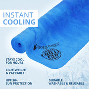 Reusable Instant Cooling Towel – 33 x 13 Inches