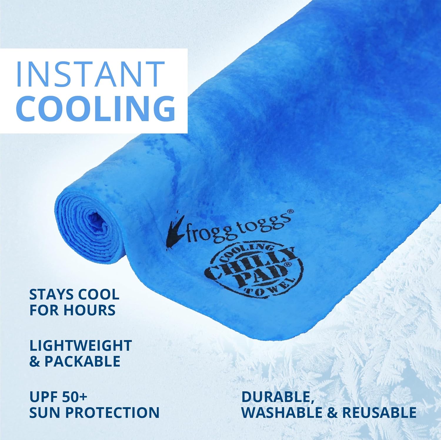 Reusable Instant Cooling Towel – 33 x 13 Inches