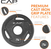 CAP Barbell 2-Inch Olympic Weight Plate – Multiple Options