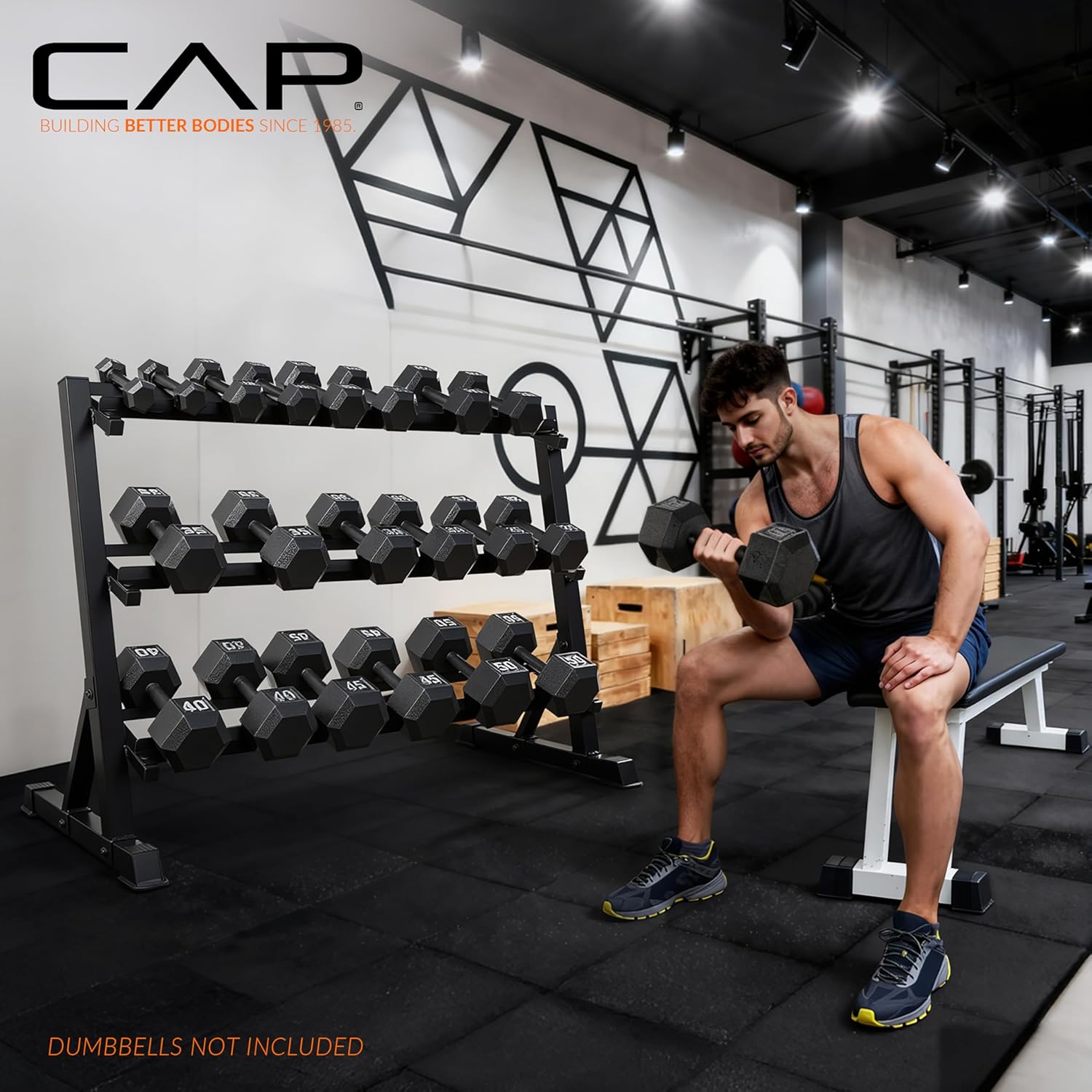 Heavy-Duty Dumbbell Storage Rack