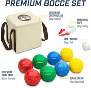 90 mm Bocce Ball Set for Outdoor Lawn Games
