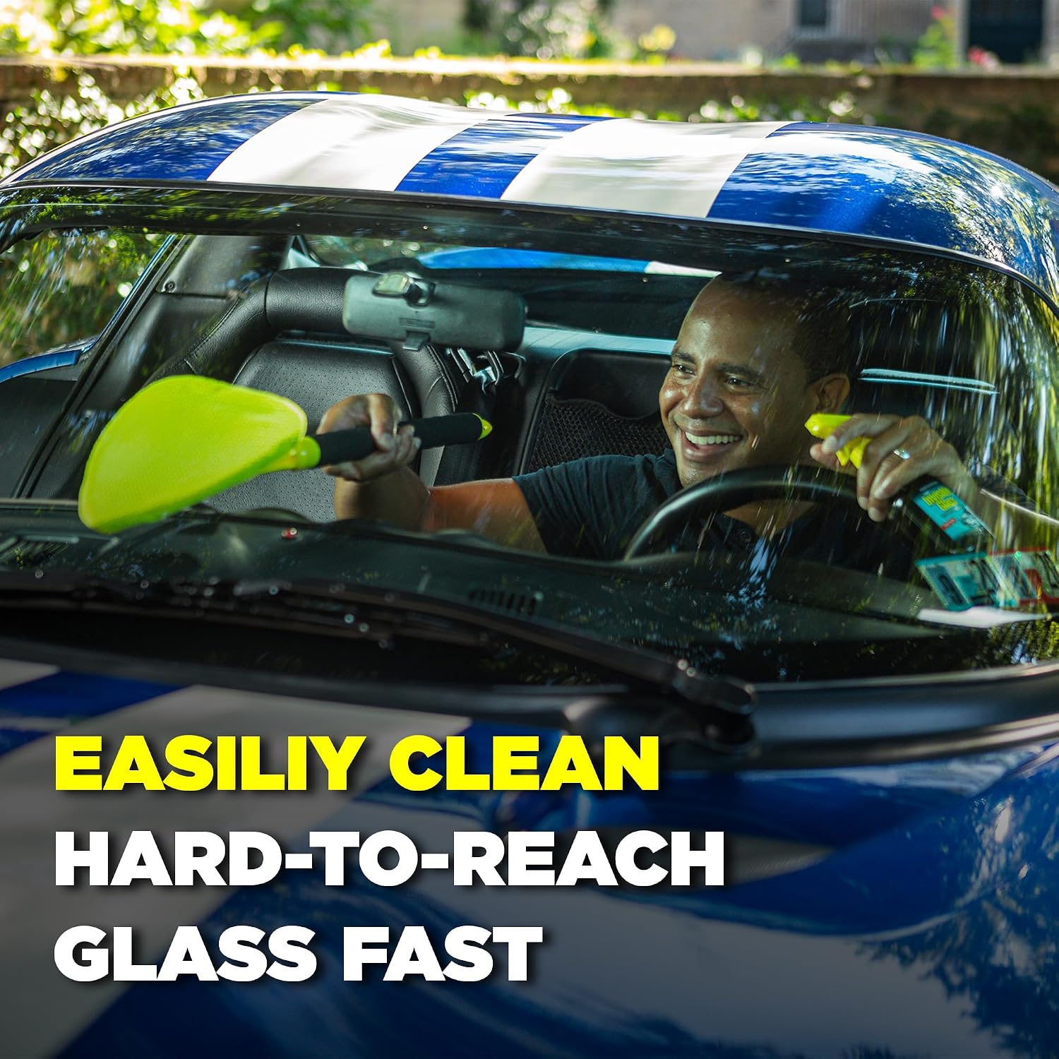 Extendable Windshield & Glass Cleaning Tool Kit
