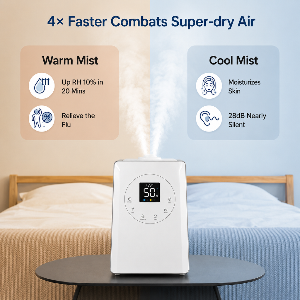 Smart Warm Cool Mist Humidifier