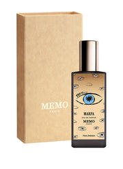 Memo Paris Marfa Eau de Parfum 75ml 2.5 fl oz bottle with eye motif - unisex tuberose niche perfume