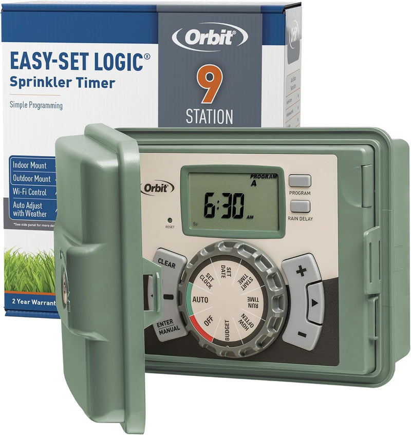 9-Zone Sprinkler Timer