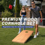 Regulation Wooden Cornhole Boards Set