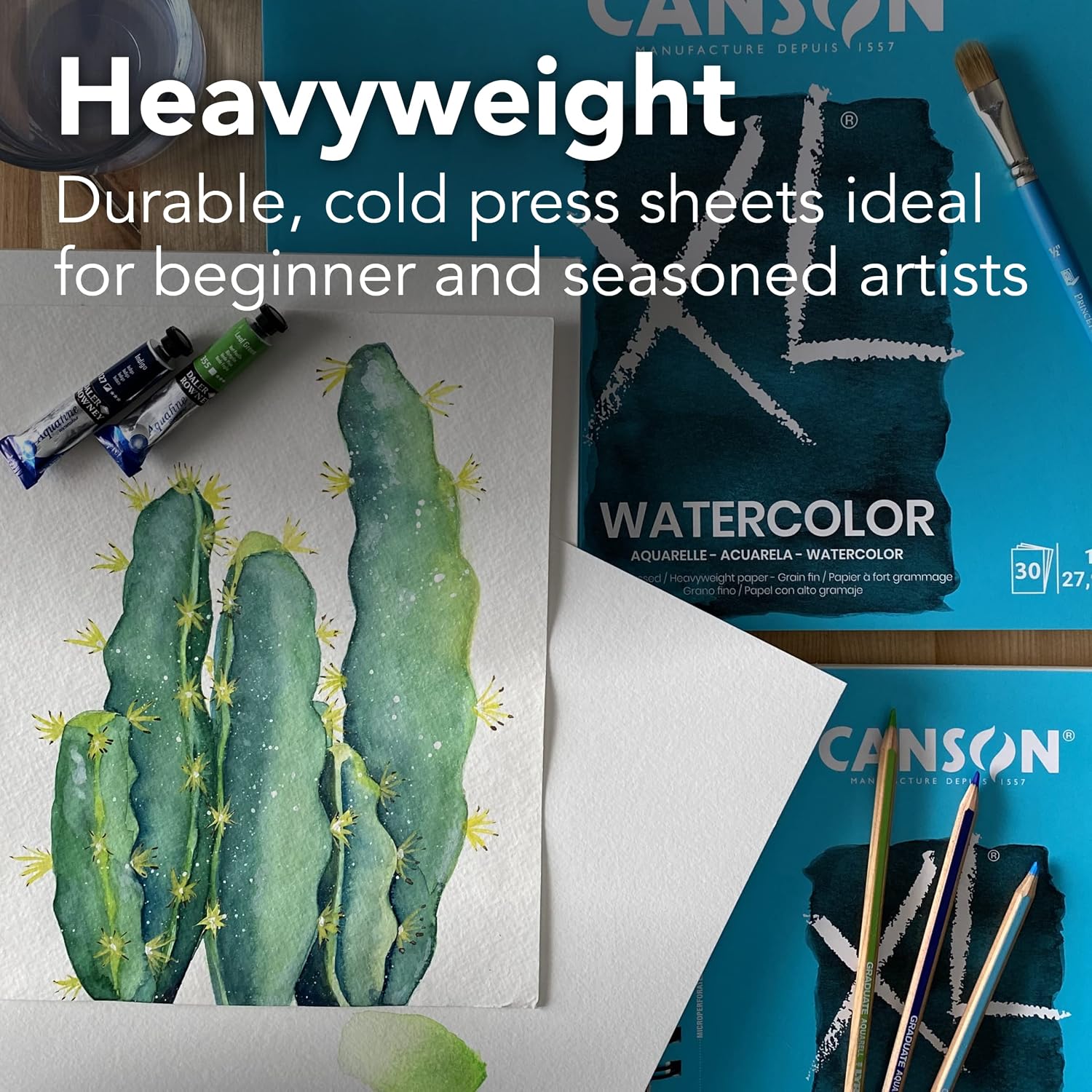 Heavyweight Watercolor Paper Pad – 9 x 12, 30 Sheets
