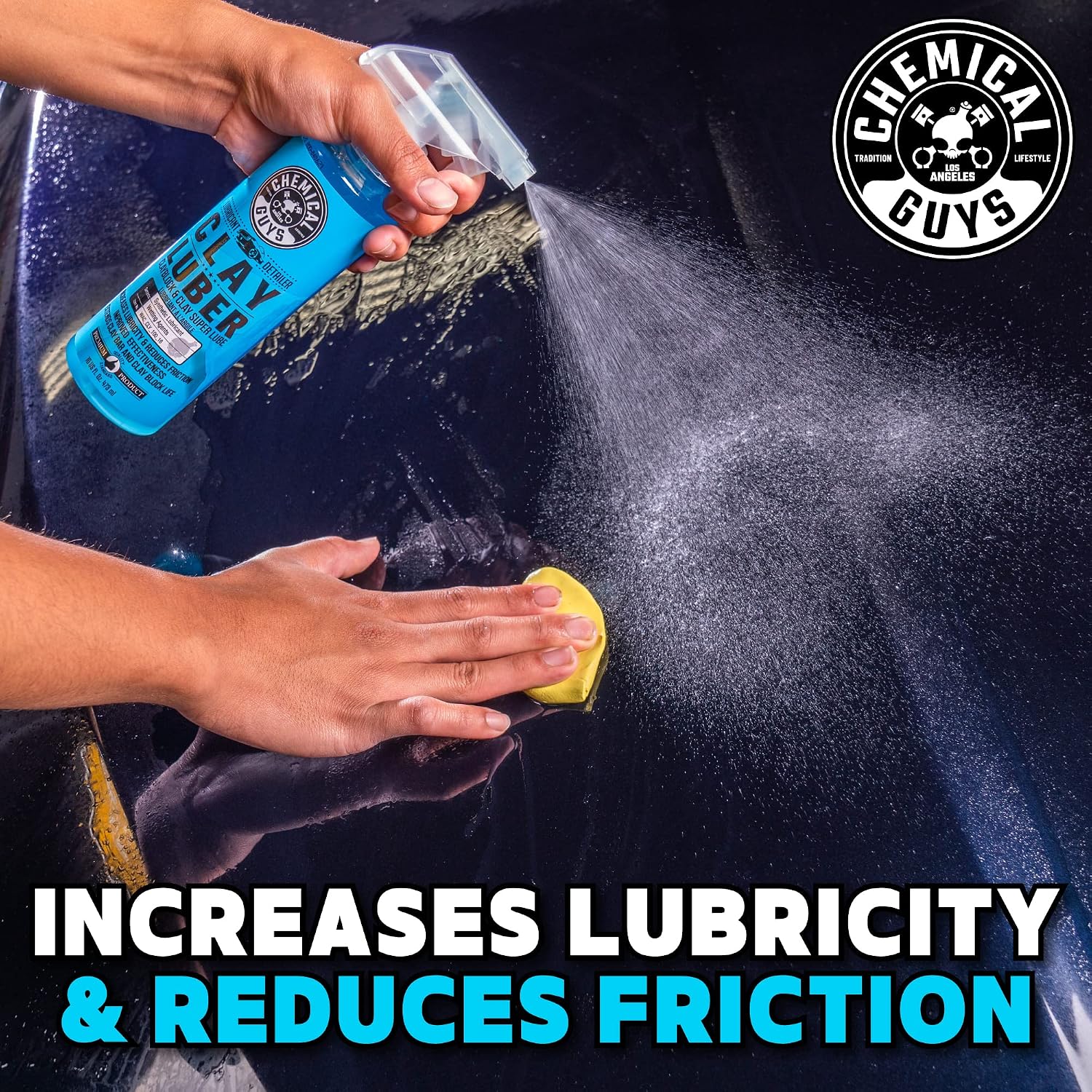 Chemical Guys Clay Luber Synthetic Clay Bar Lubricant – 16 Oz