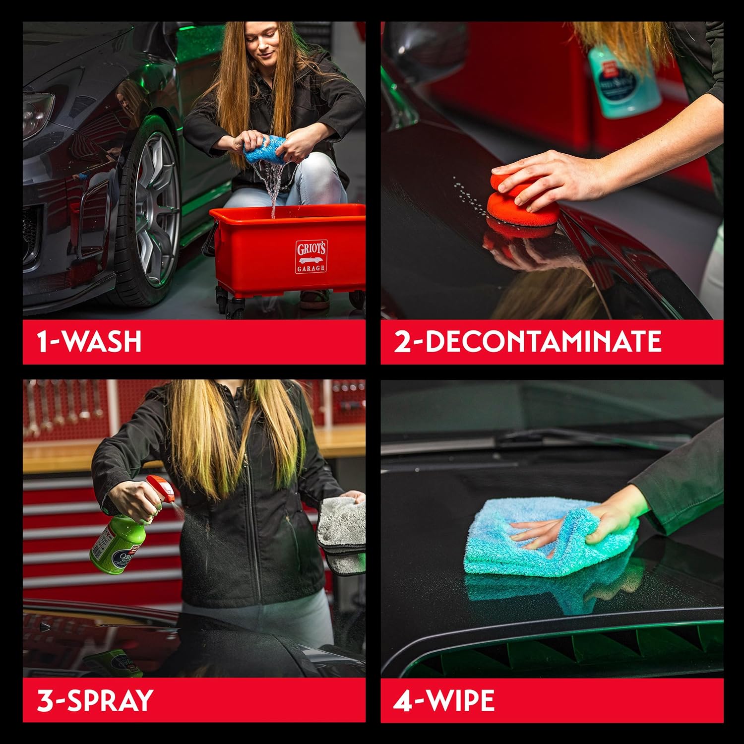 Griot’s Garage Ceramic 3-in-1 Wax – SiO₂ Spray, 22 Oz
