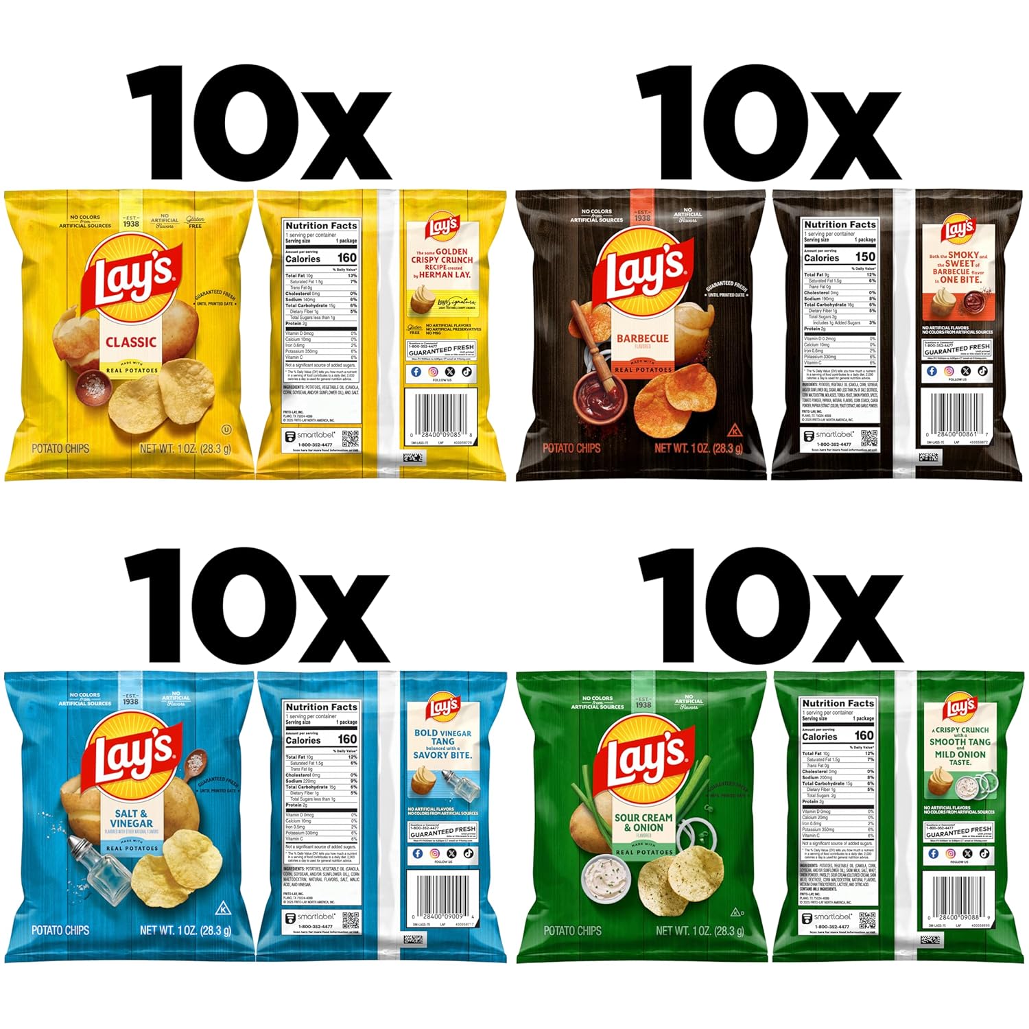 Potato Chips Variety Pack