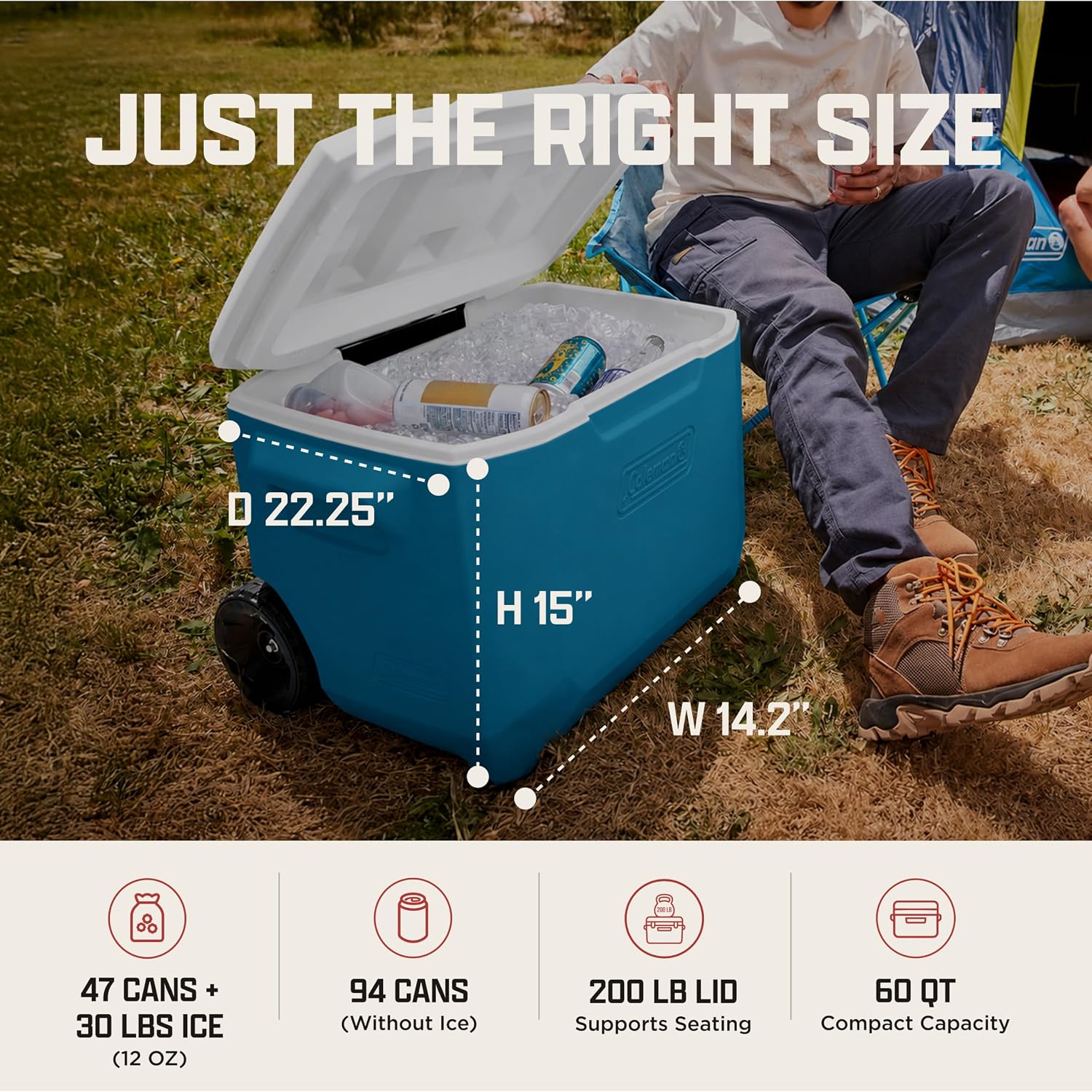 Portable Ice Retention Cooler